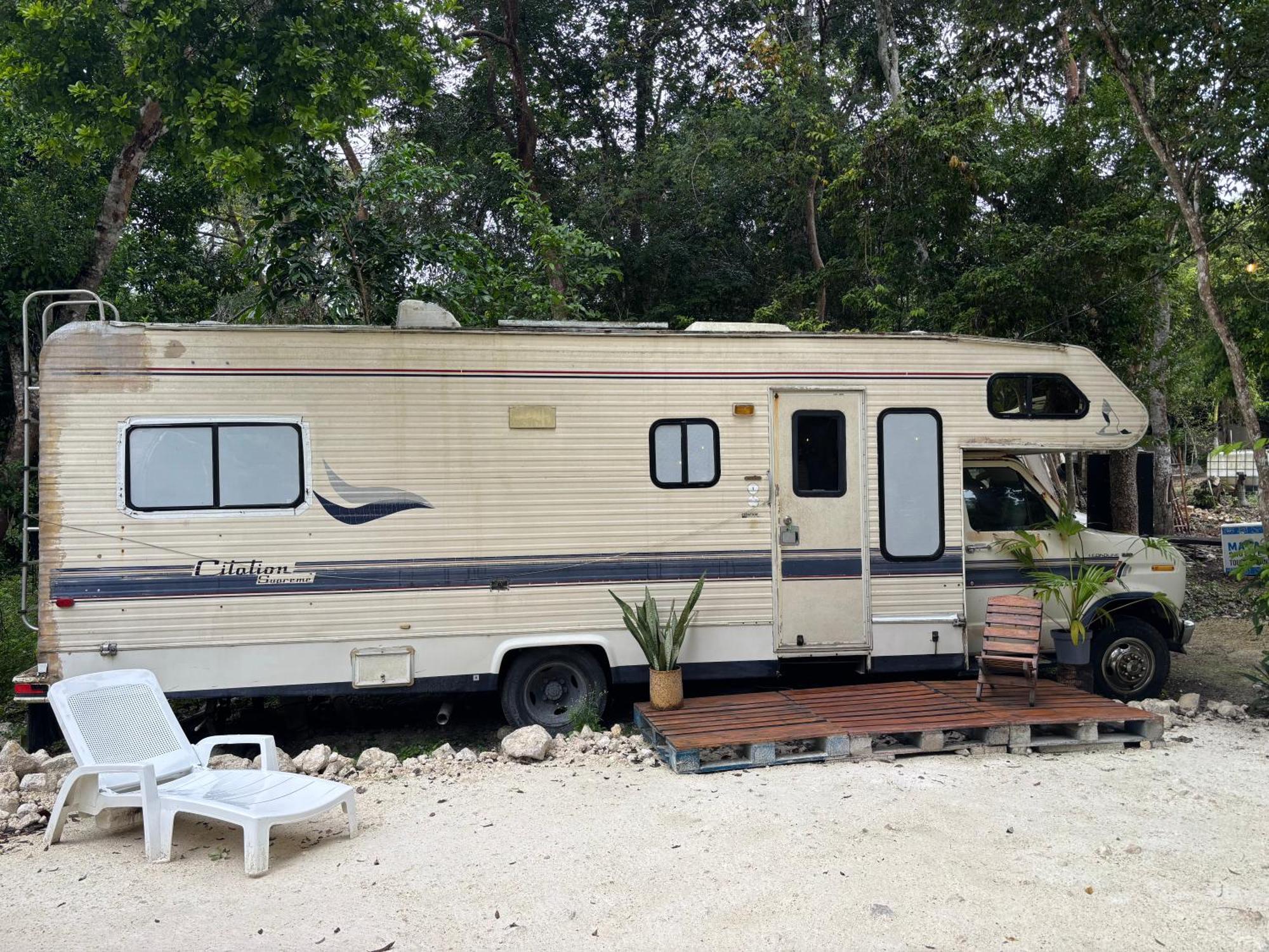 Hotel Momotoh Camper Xpujil Exterior foto